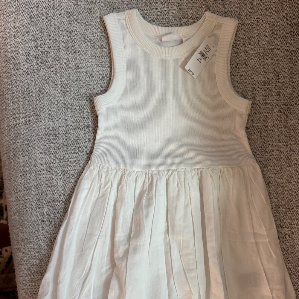 Gap White 4T Toddler Dress, New with Tags